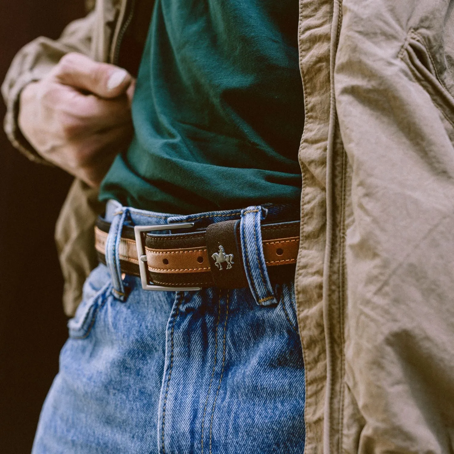 Doug - Brown & Tan - Men's Belts