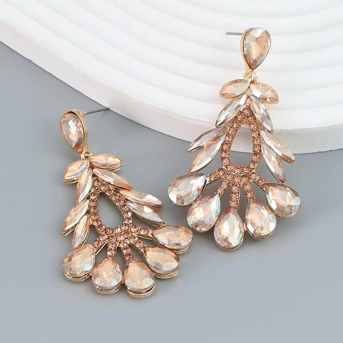 Elegant Floral Geometric Women Earrings