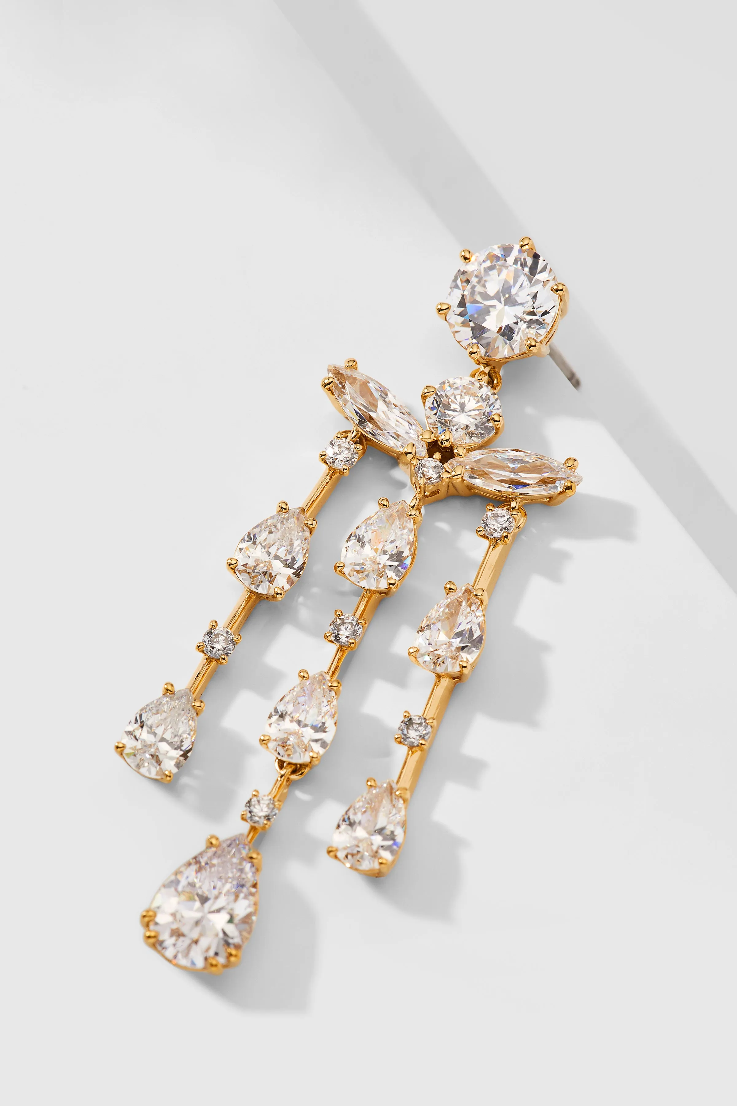 EVELYN CHANDELIER CZ EARRINGS