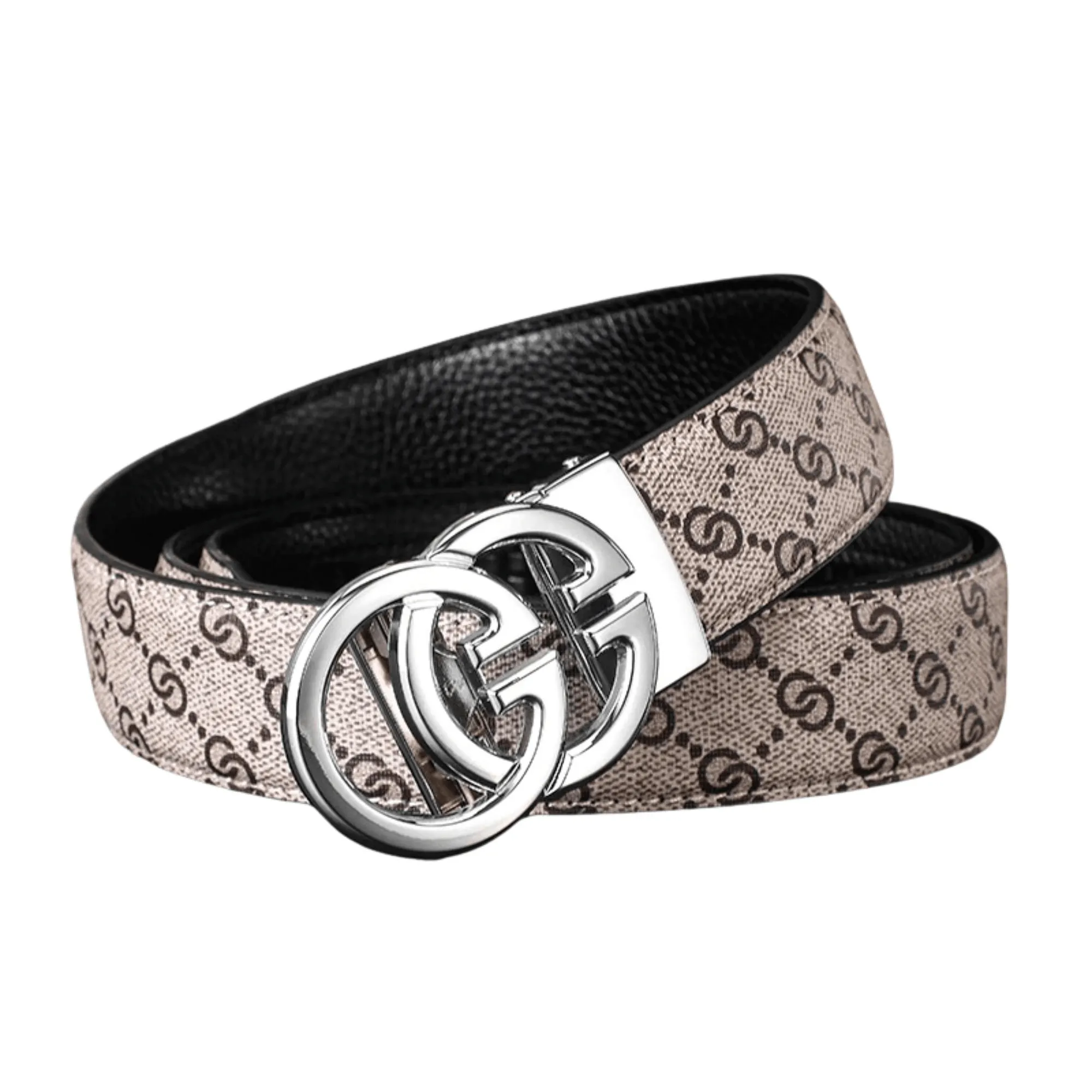 Famous Style Metal Buckle Belt Luxury Brand Belt Split Leather Belts Unisex Strap Jeans