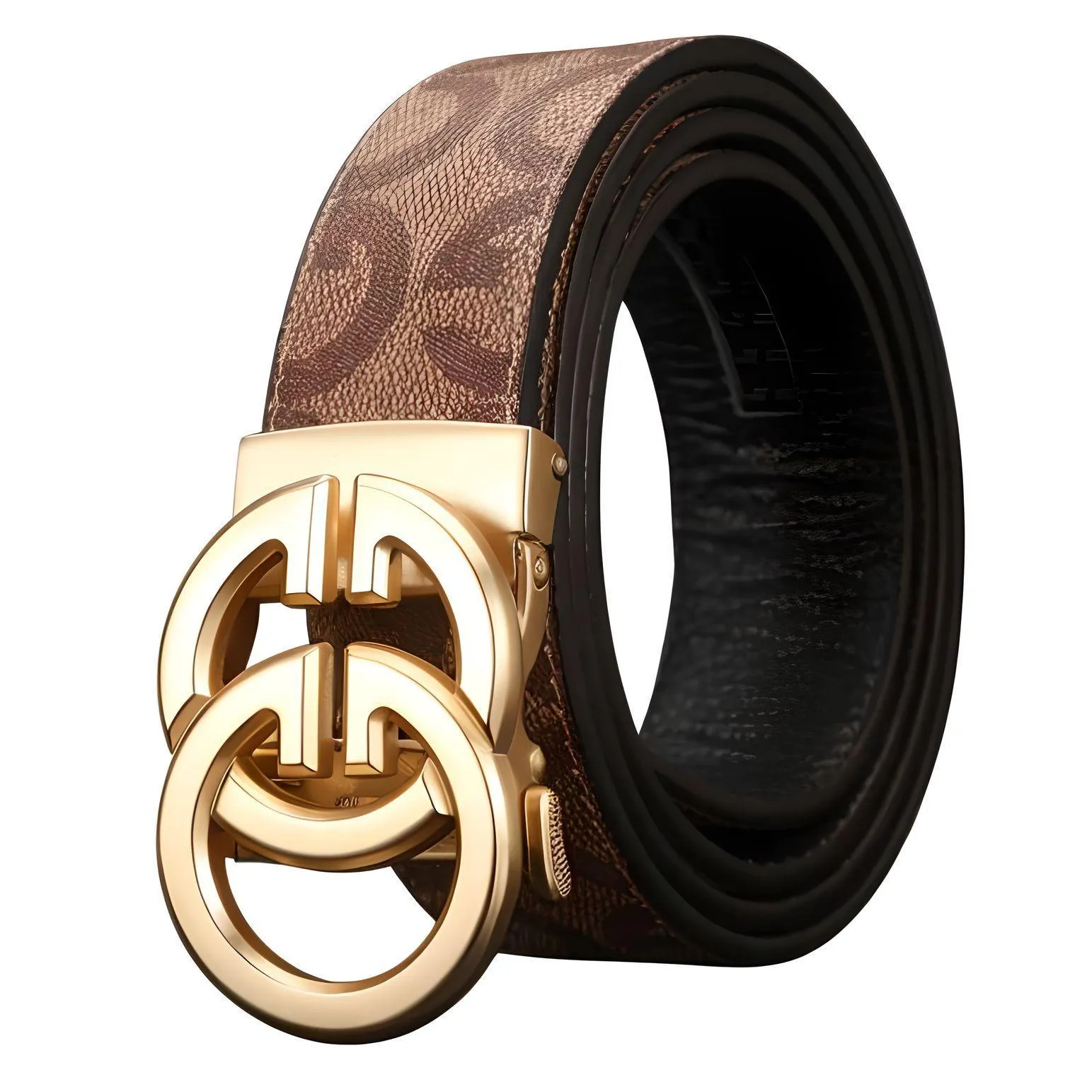 Famous Style Metal Buckle Belt Luxury Brand Belt Split Leather Belts Unisex Strap Jeans