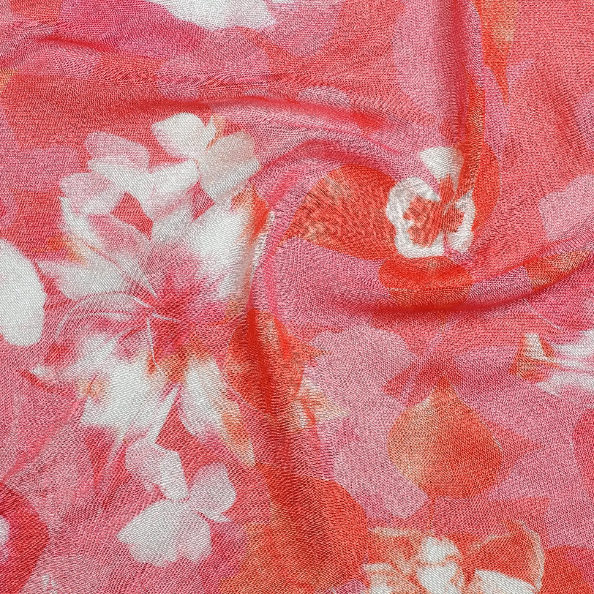 Jasn: Silk Modal Orchid Bloom Printed Stole