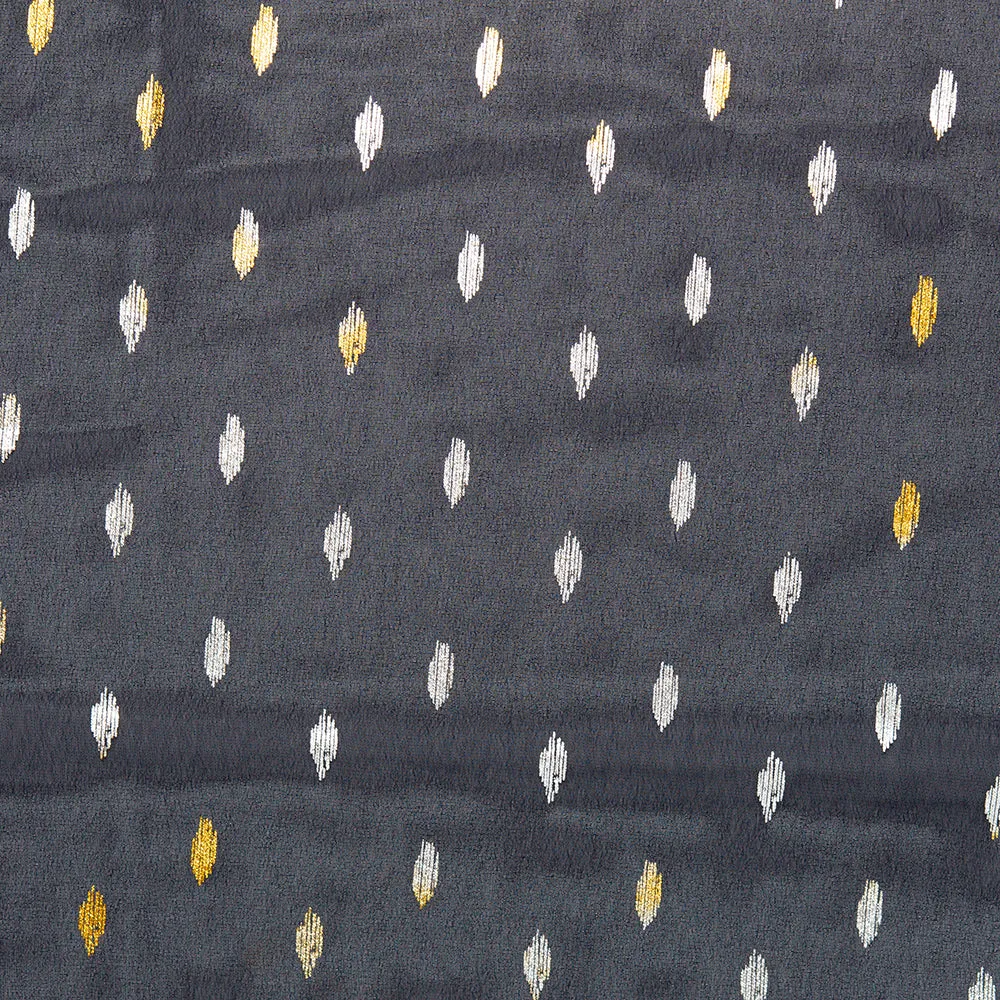 JOSEPH RIBKOFF Collection - Chiffon - Leafs - Black