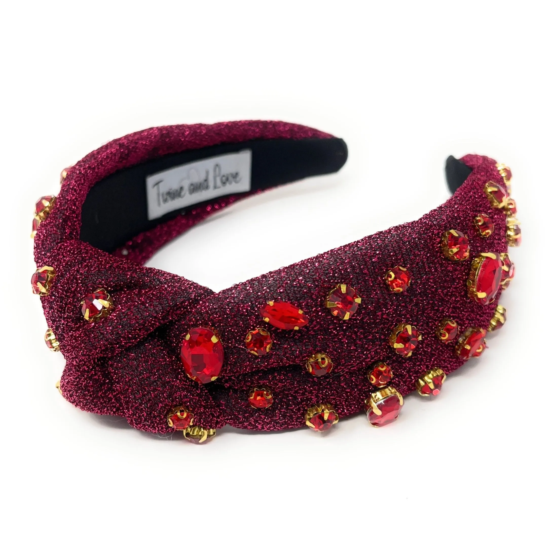 Lily Shimmer Jeweled Knot Headband