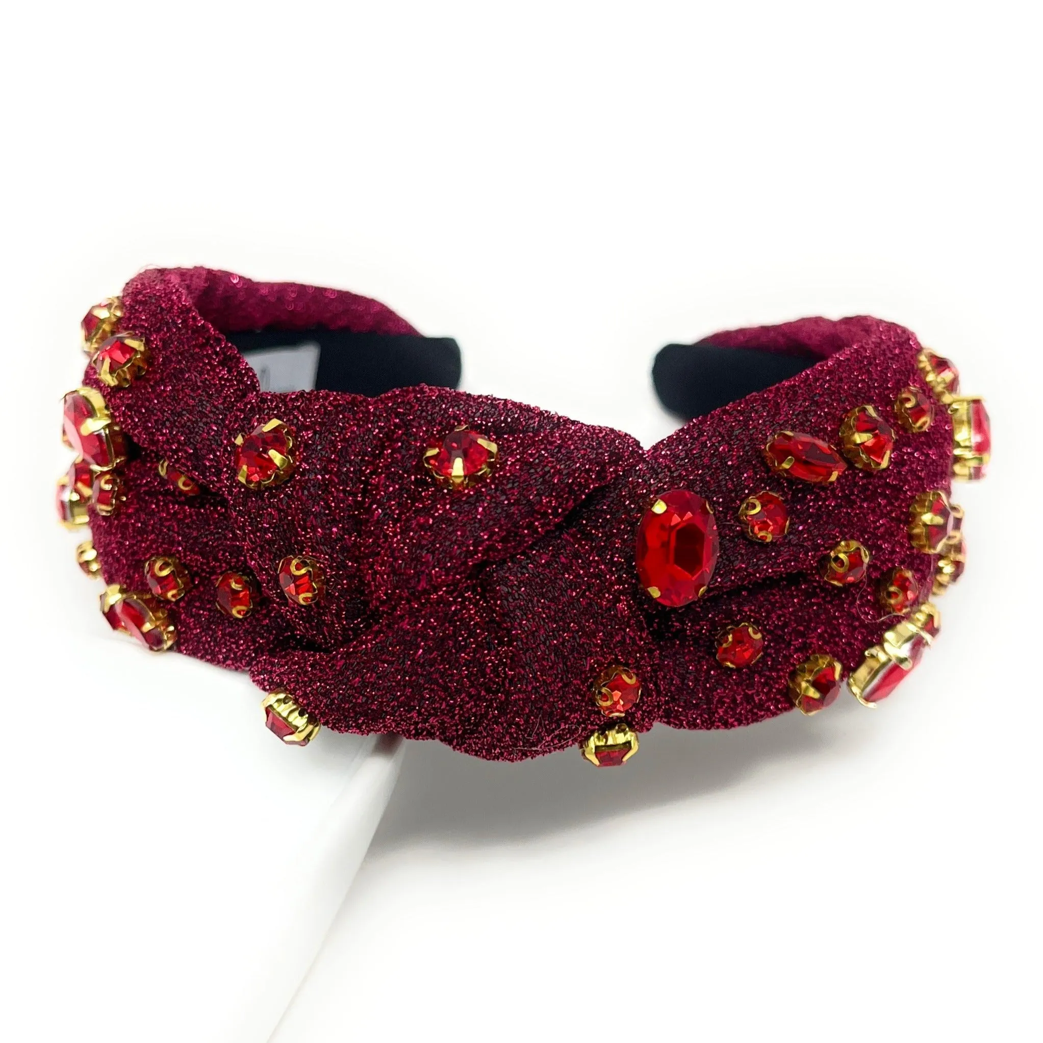 Lily Shimmer Jeweled Knot Headband