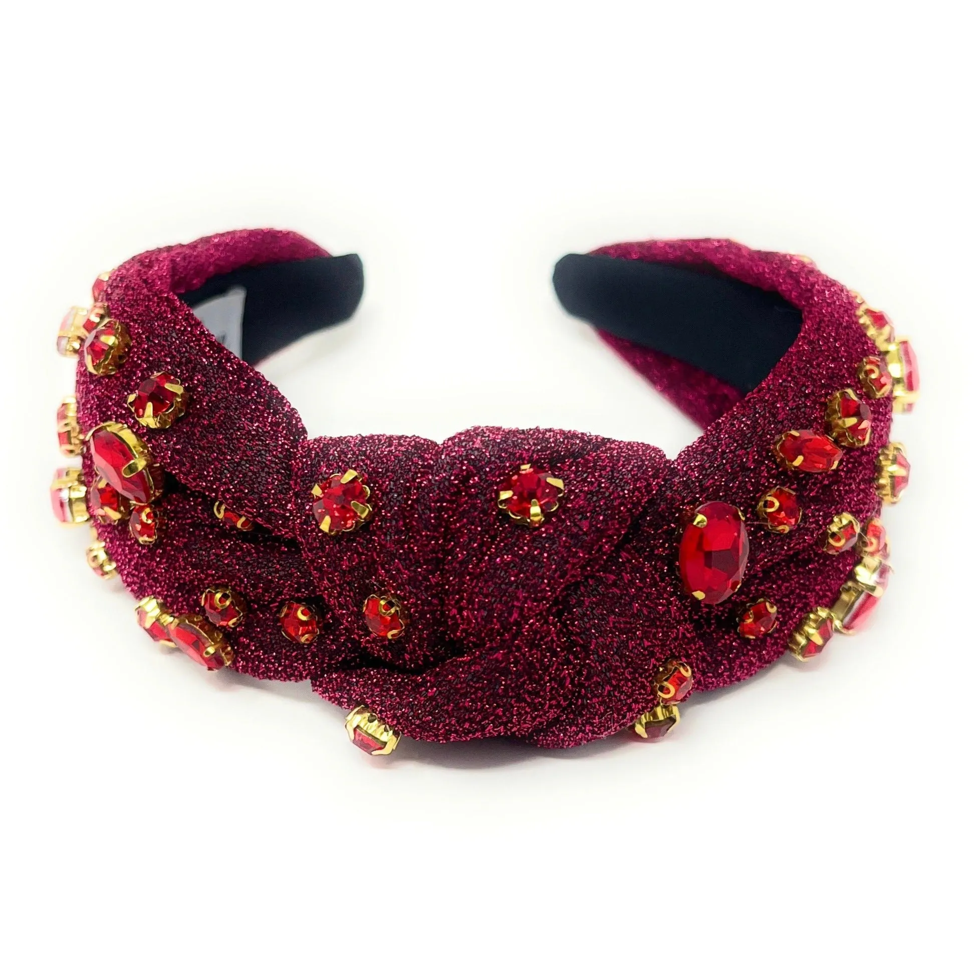 Lily Shimmer Jeweled Knot Headband