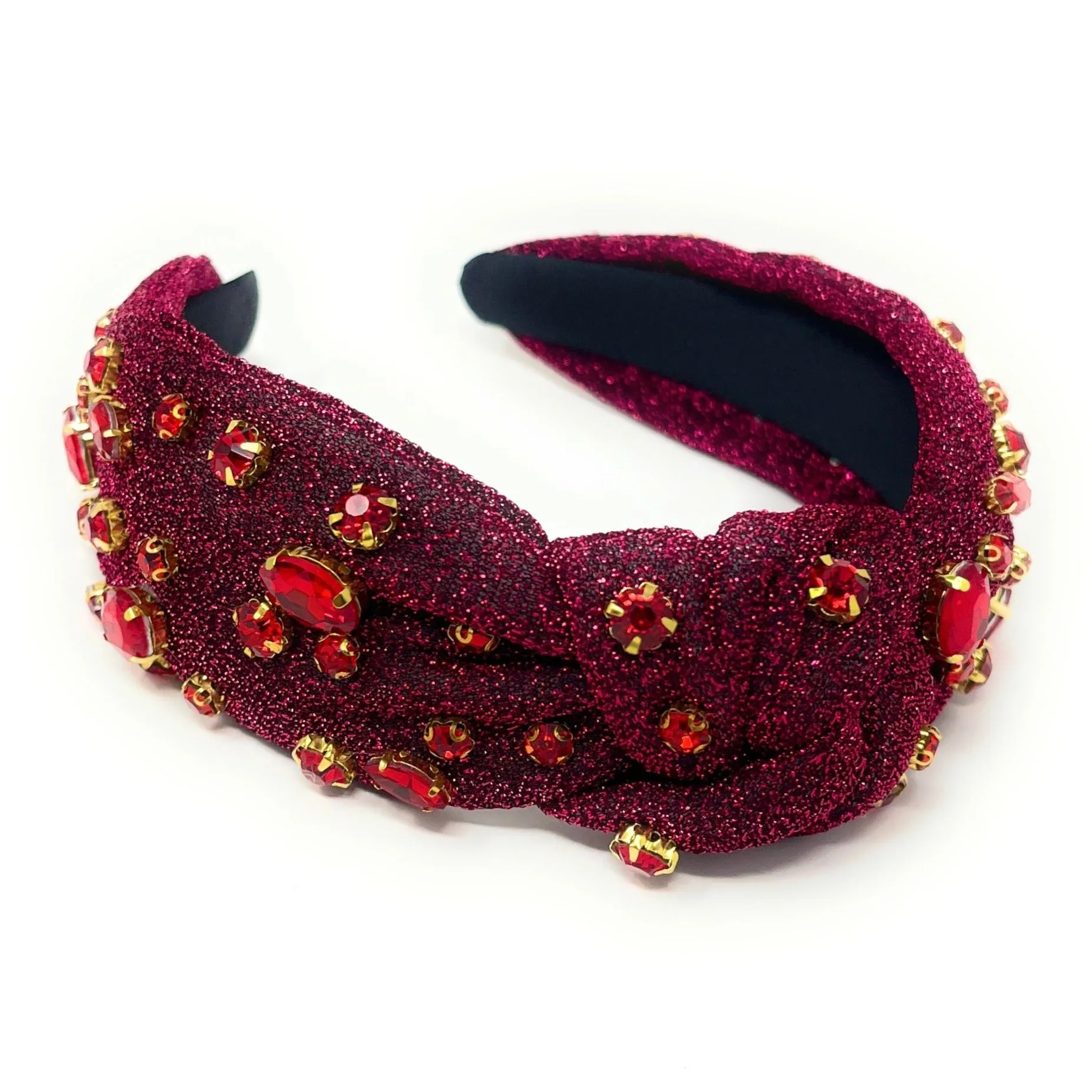 Lily Shimmer Jeweled Knot Headband