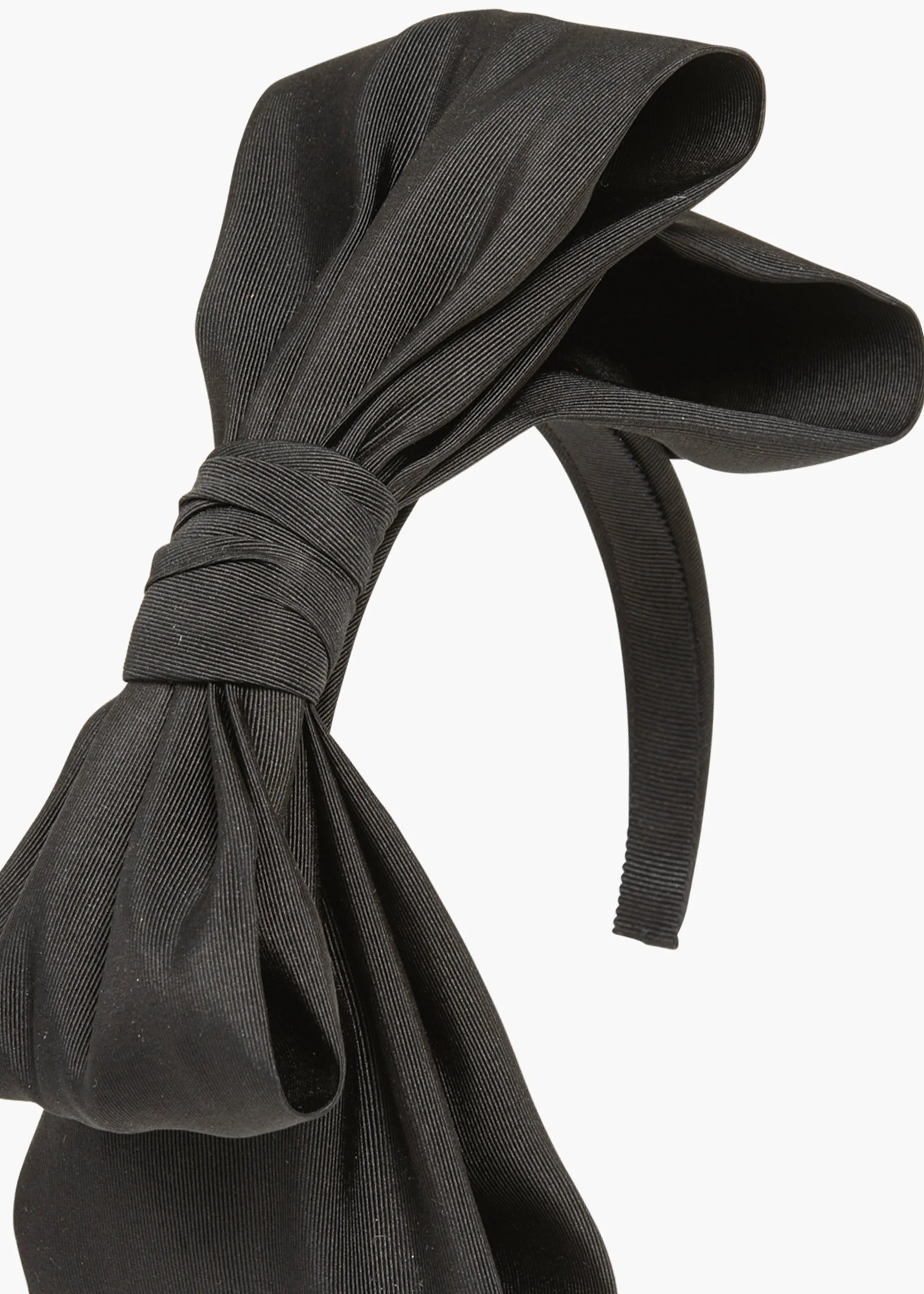 Luisa Bow Headband -- Black