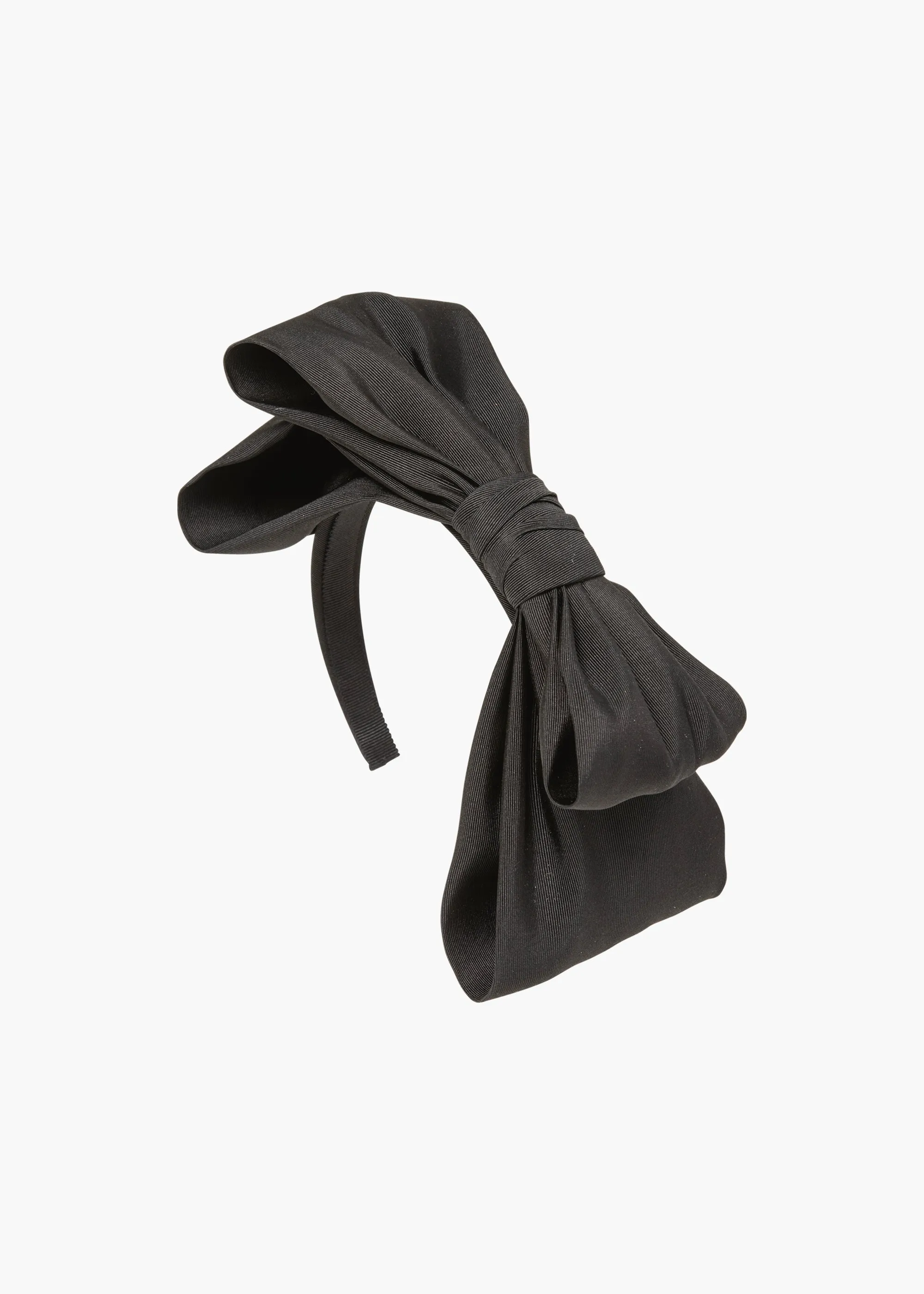 Luisa Bow Headband -- Black