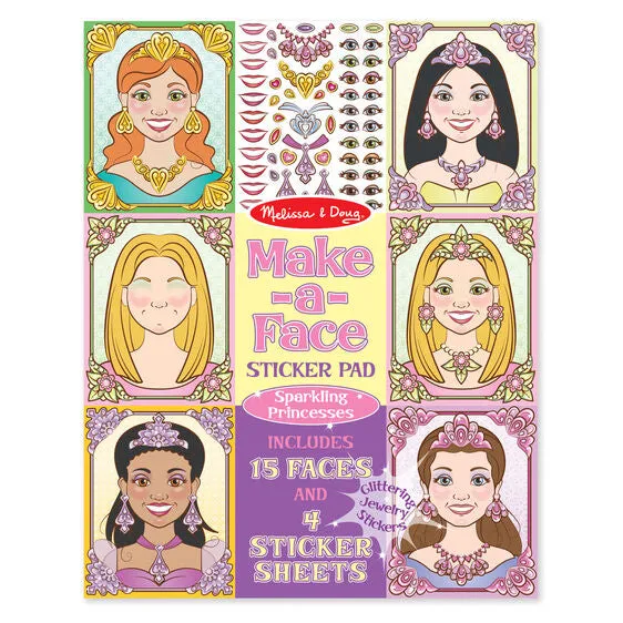 Melissa & Doug Make a Face Sticker Pad