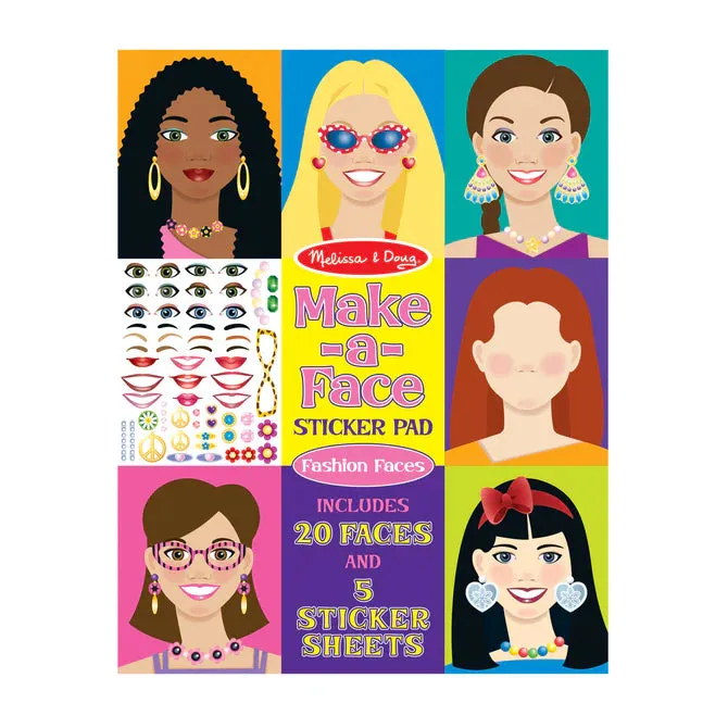 Melissa & Doug Make a Face Sticker Pad