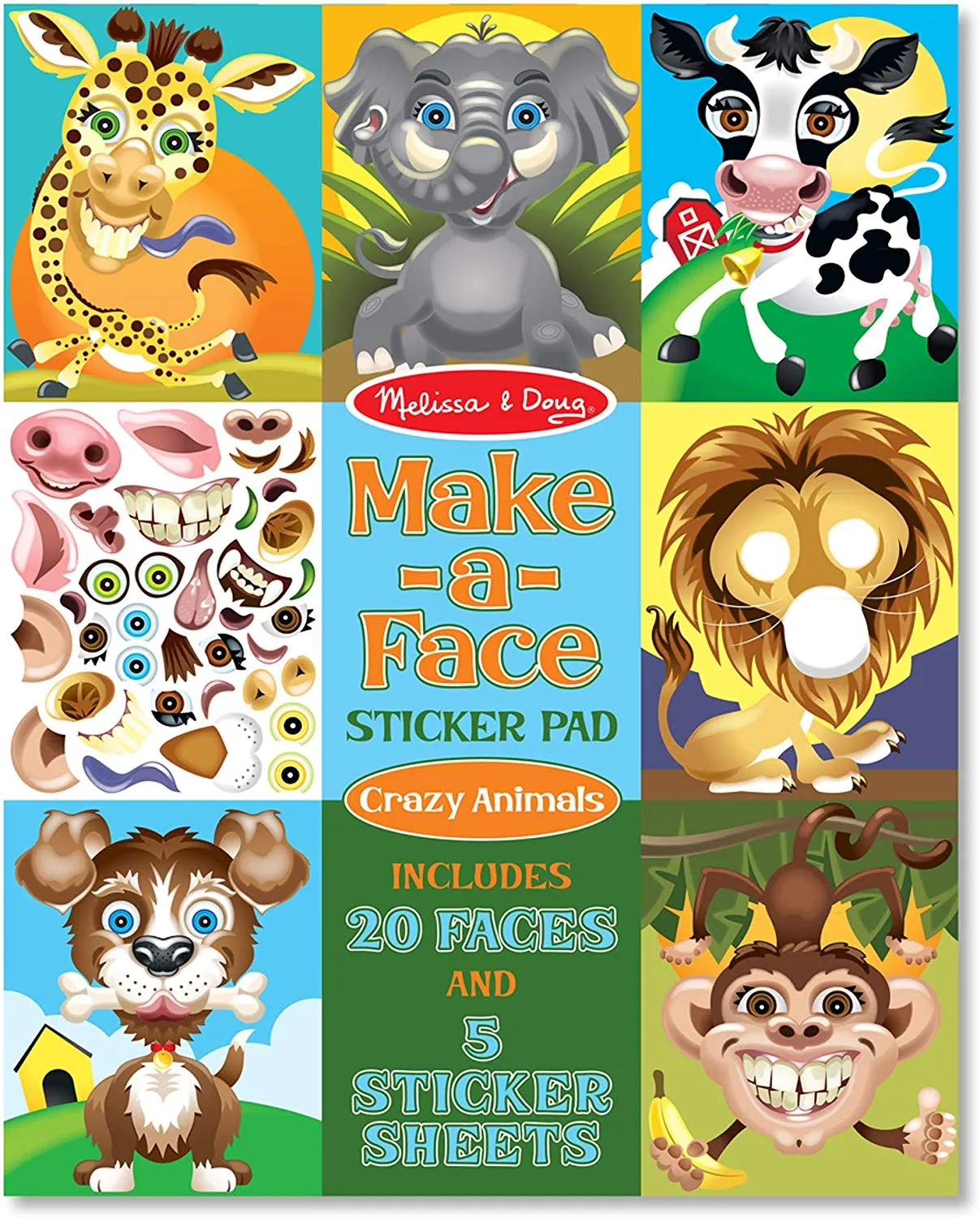 Melissa & Doug Make a Face Sticker Pad