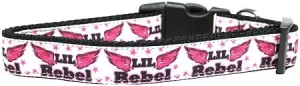 Mirage Pet Products 125-201 LG Lil Rebel Nylon Dog Collar Large