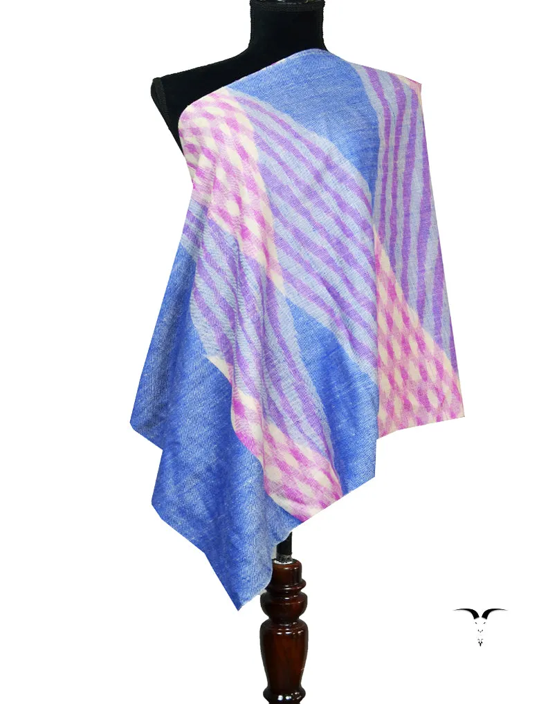 multicoloured ekat pashmina stole 8484