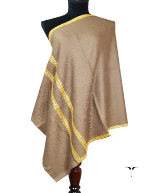 natural tilla embroidery pashmina stole 8195