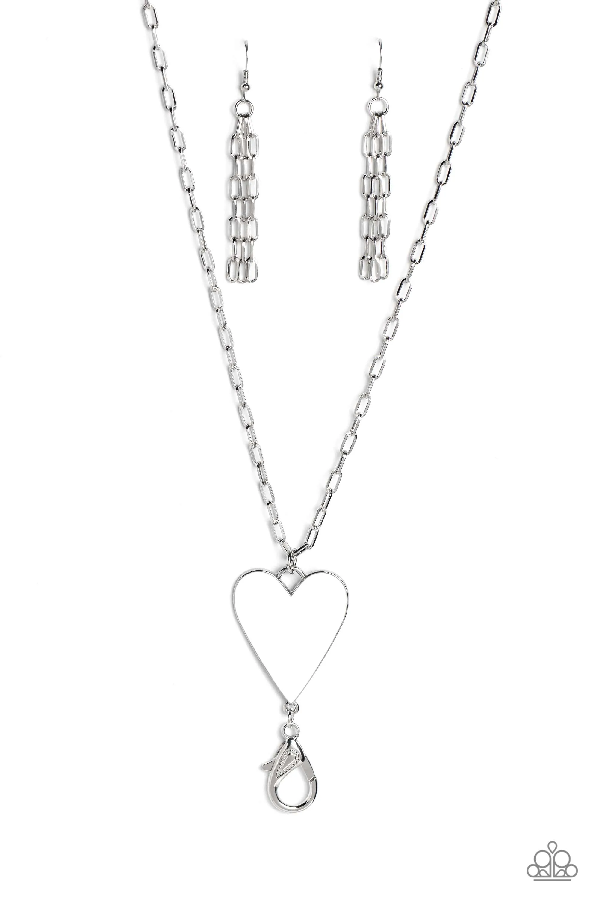 Necklaces Subtle Soulmate - White Lanyard VDAY V173