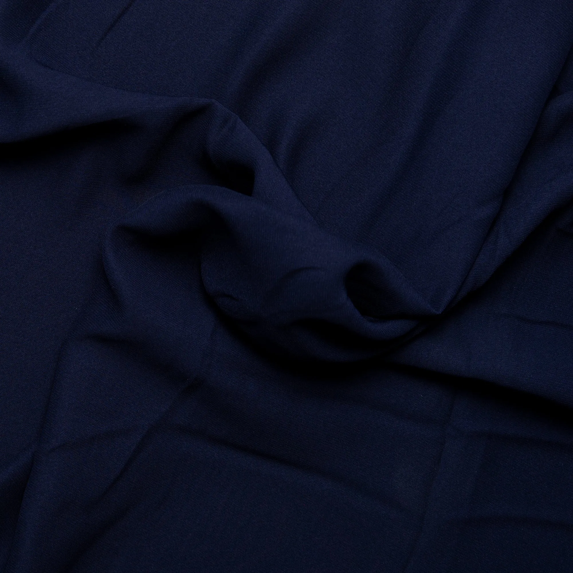 Novelty Polyester Solid - Satin crepe - Indigo