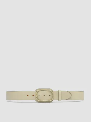 OC STRIP 058 - Ivory Leather belt