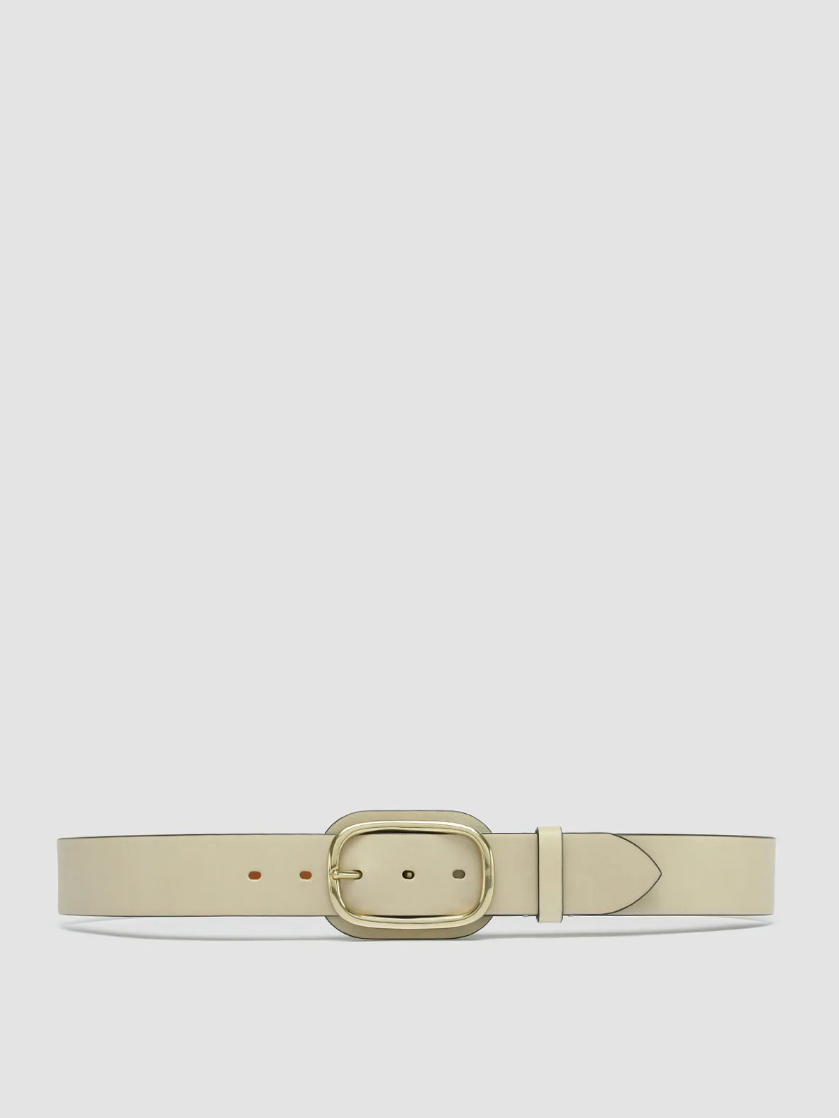 OC STRIP 058 - Ivory Leather belt