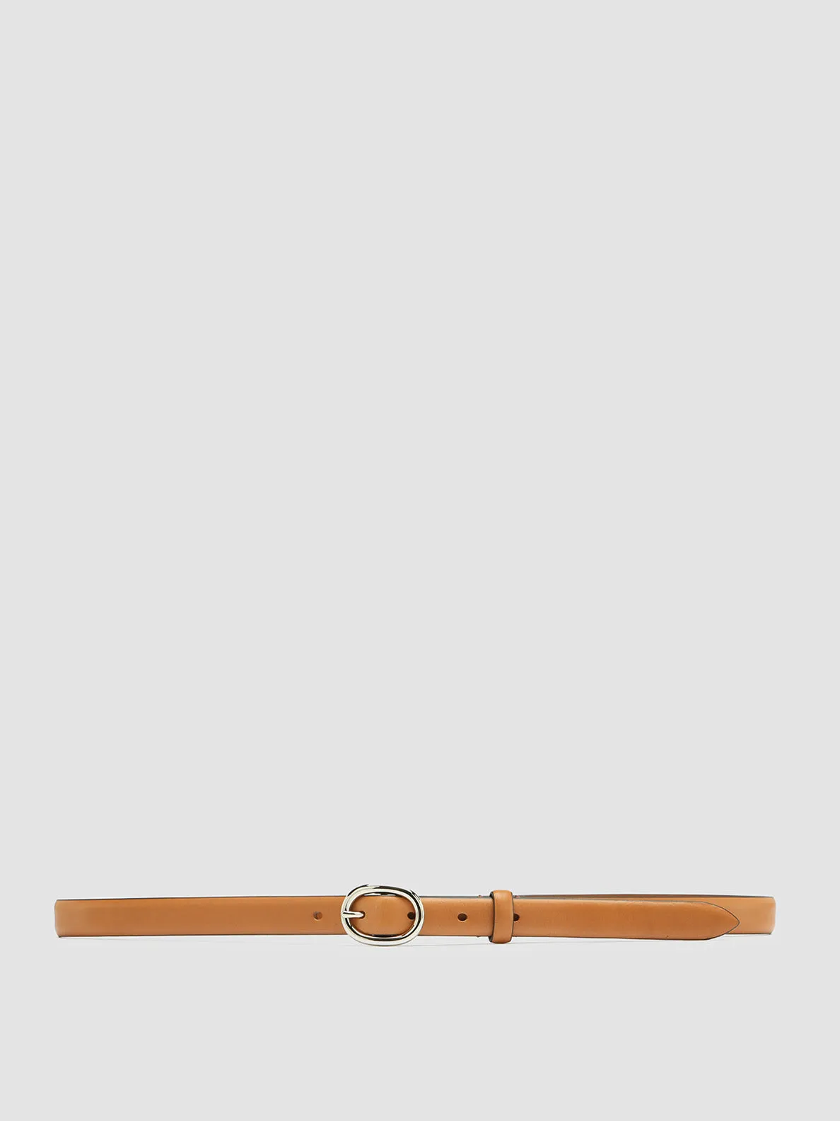 OC STRIP 56 - Taupe Leather Belt