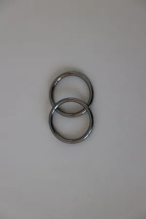 ooakshell tide headband rings • gunmetal