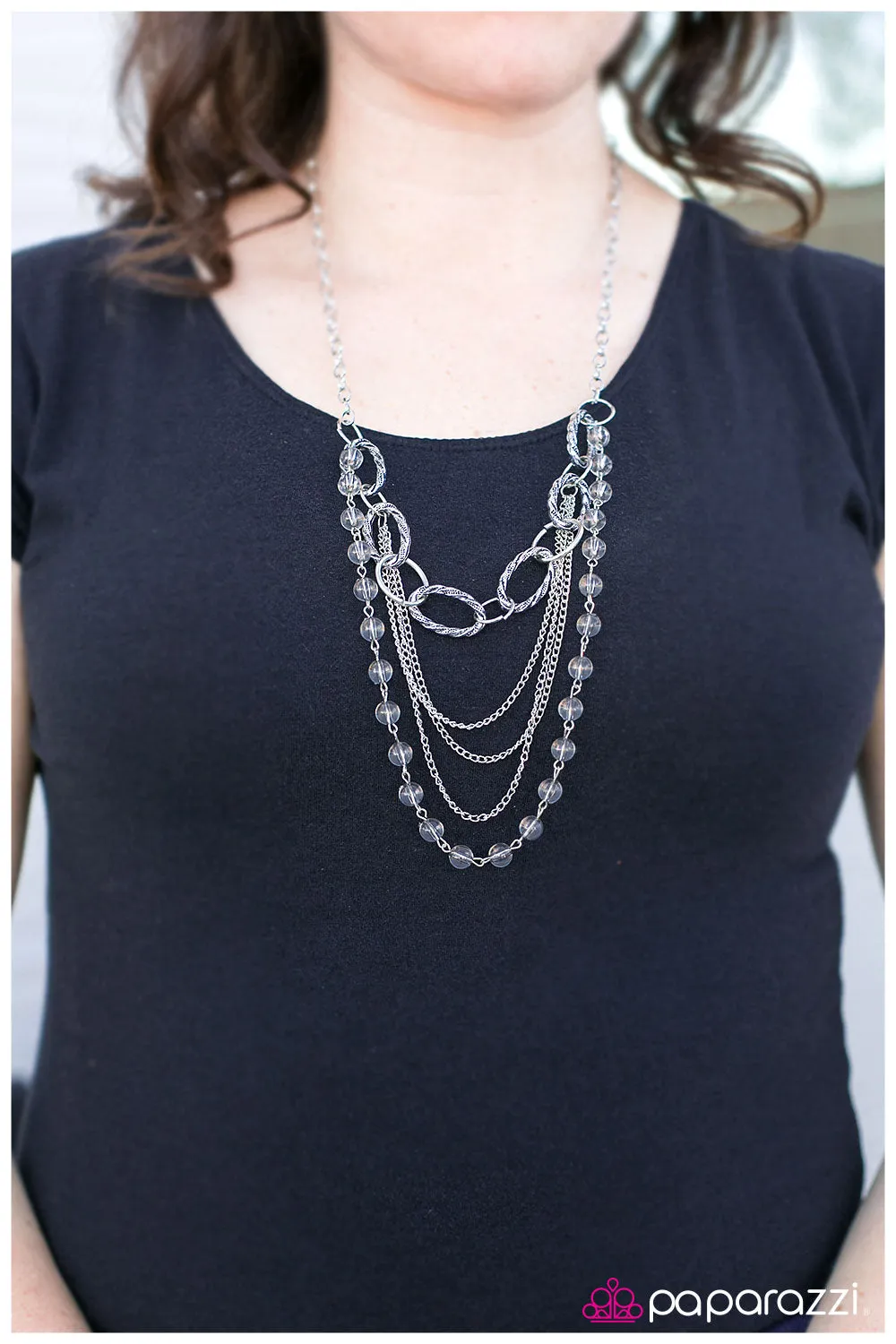 Open Door Jewelry - A Subtle Reminder - Silver Necklace - Paparazzi Accessories