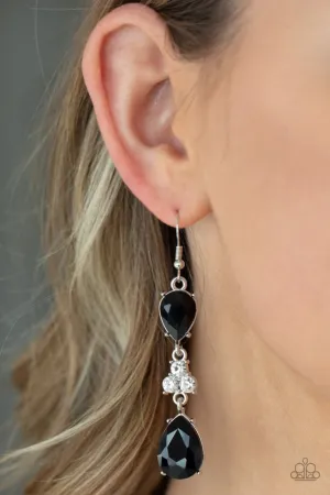 Paparazzi Earring ~ Once Upon a Twinkle - Black