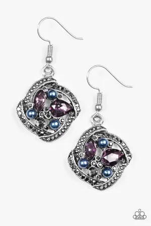 Paparazzi Earring ~ Prestigious Shimmer - Multi