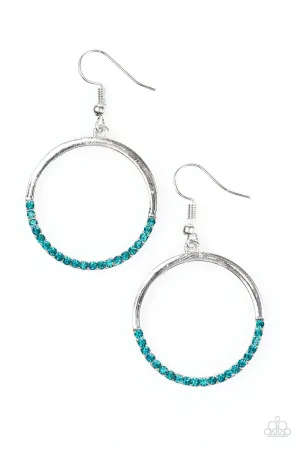 Paparazzi Earring ~ Sip, Sip, Hooray! - Blue