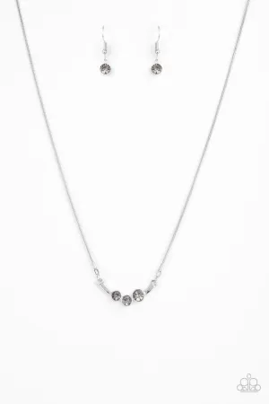 Paparazzi Necklace ~ Sparkling Stargazer - Silver