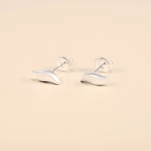 S-Shape Tiny Post Earrings