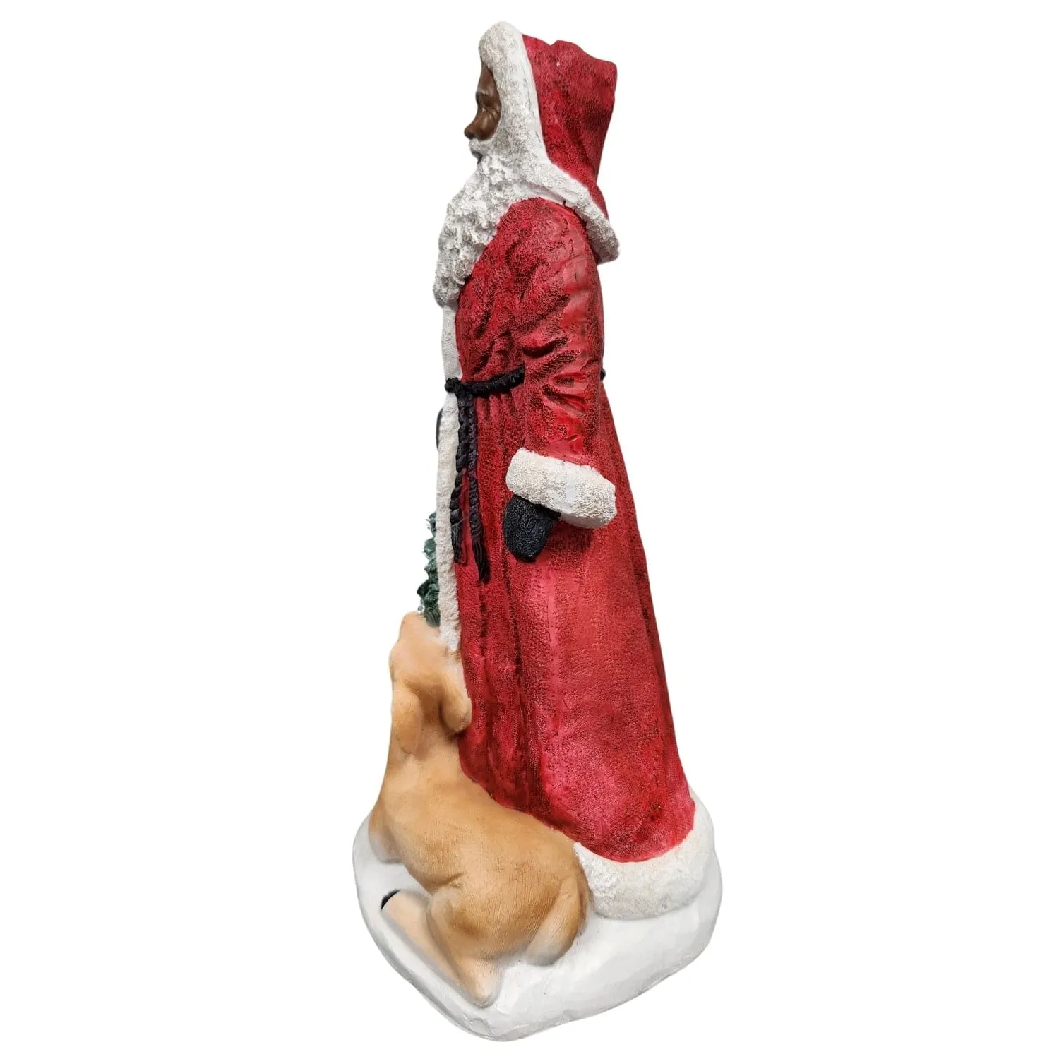 Santa Claus with Tree Figurine