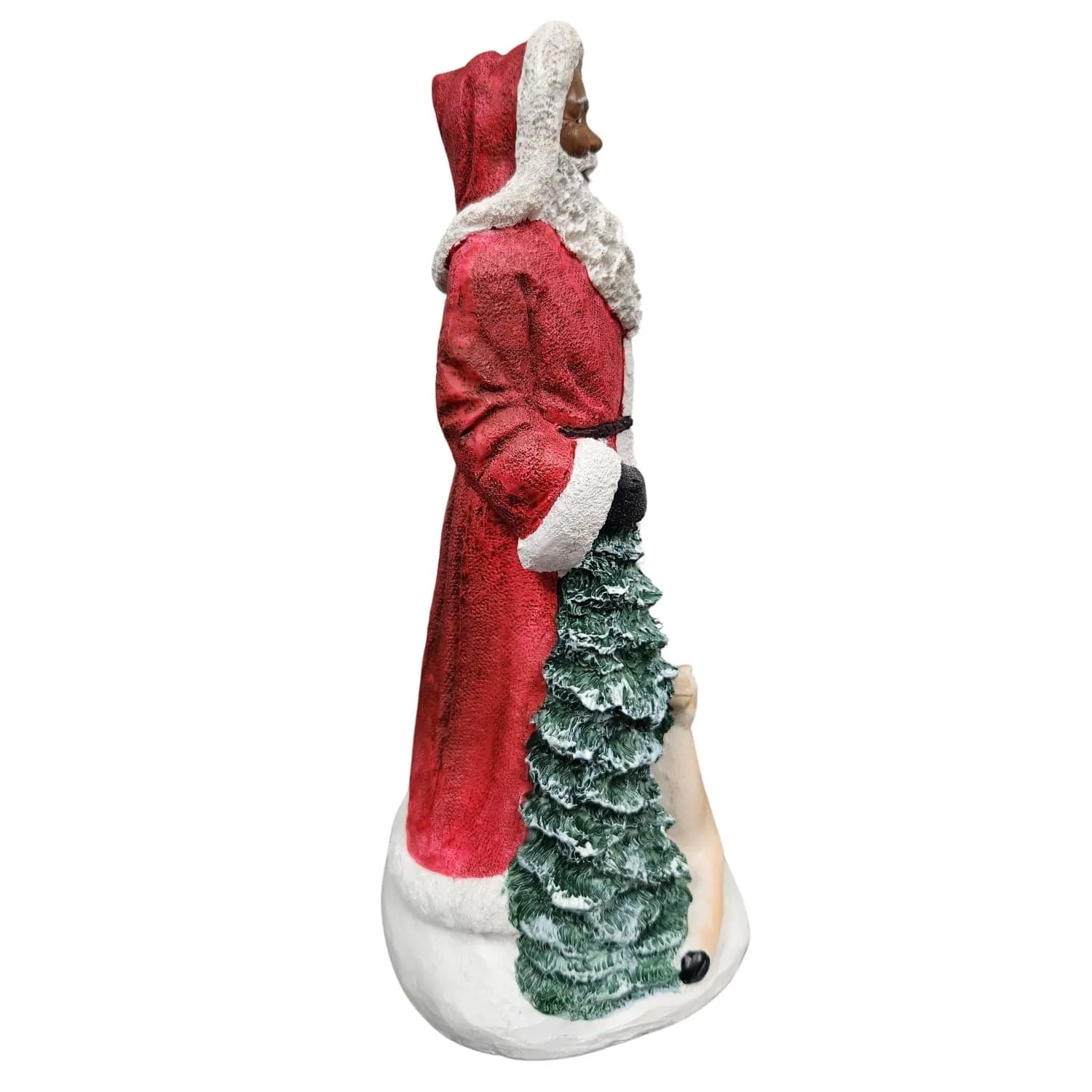 Santa Claus with Tree Figurine