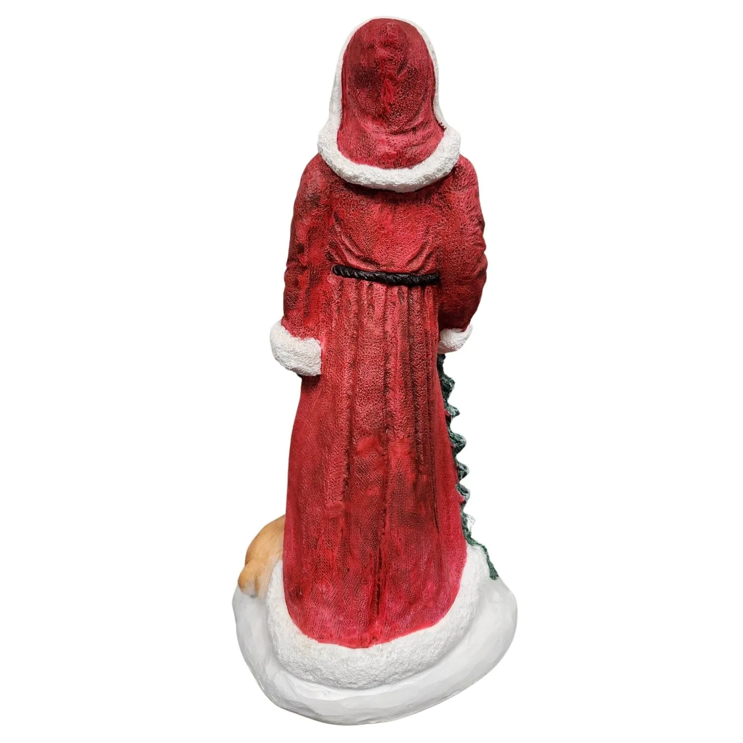 Santa Claus with Tree Figurine