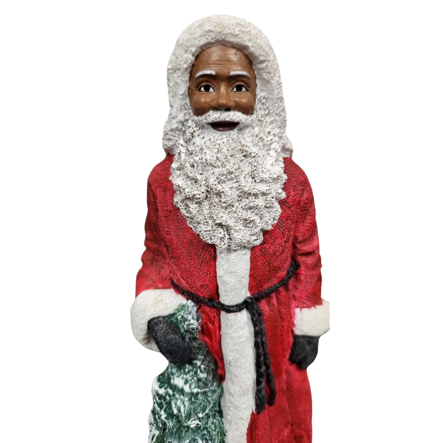 Santa Claus with Tree Figurine