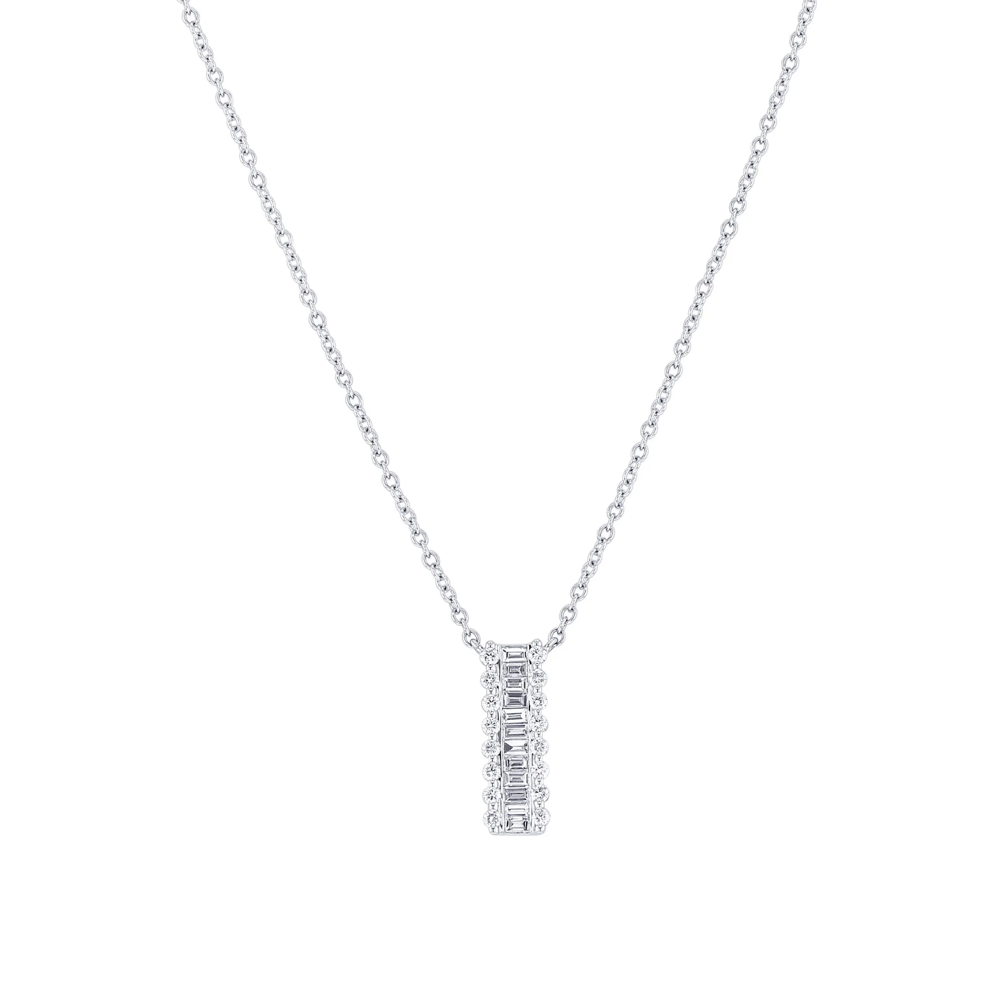 Scaling Diamond Necklace