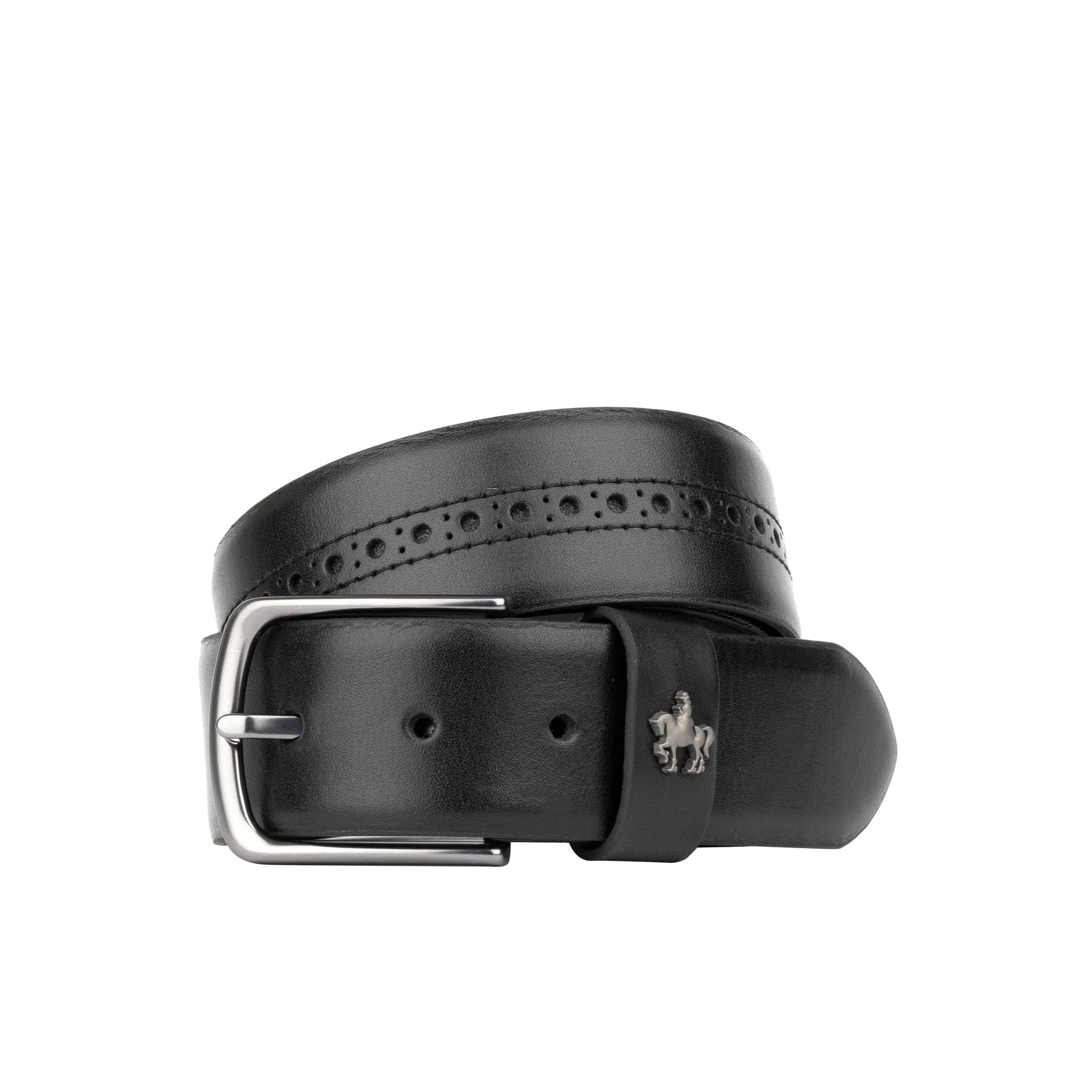 Scott - Black Hi-Shine - Men's Belts