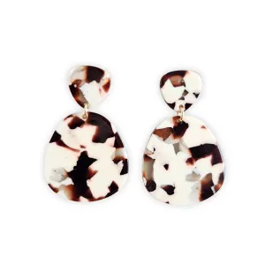 Spiffy & Splendid Penelope Earrings in Cowhide