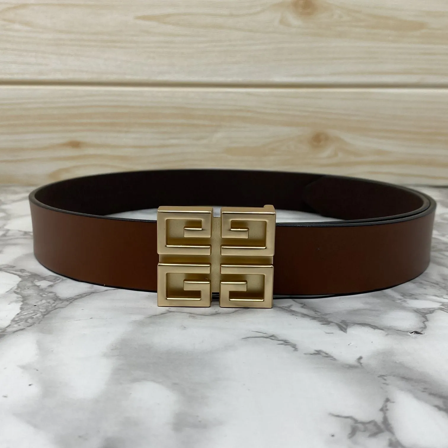 Square Section Leather Strap Belt-JonasParamount