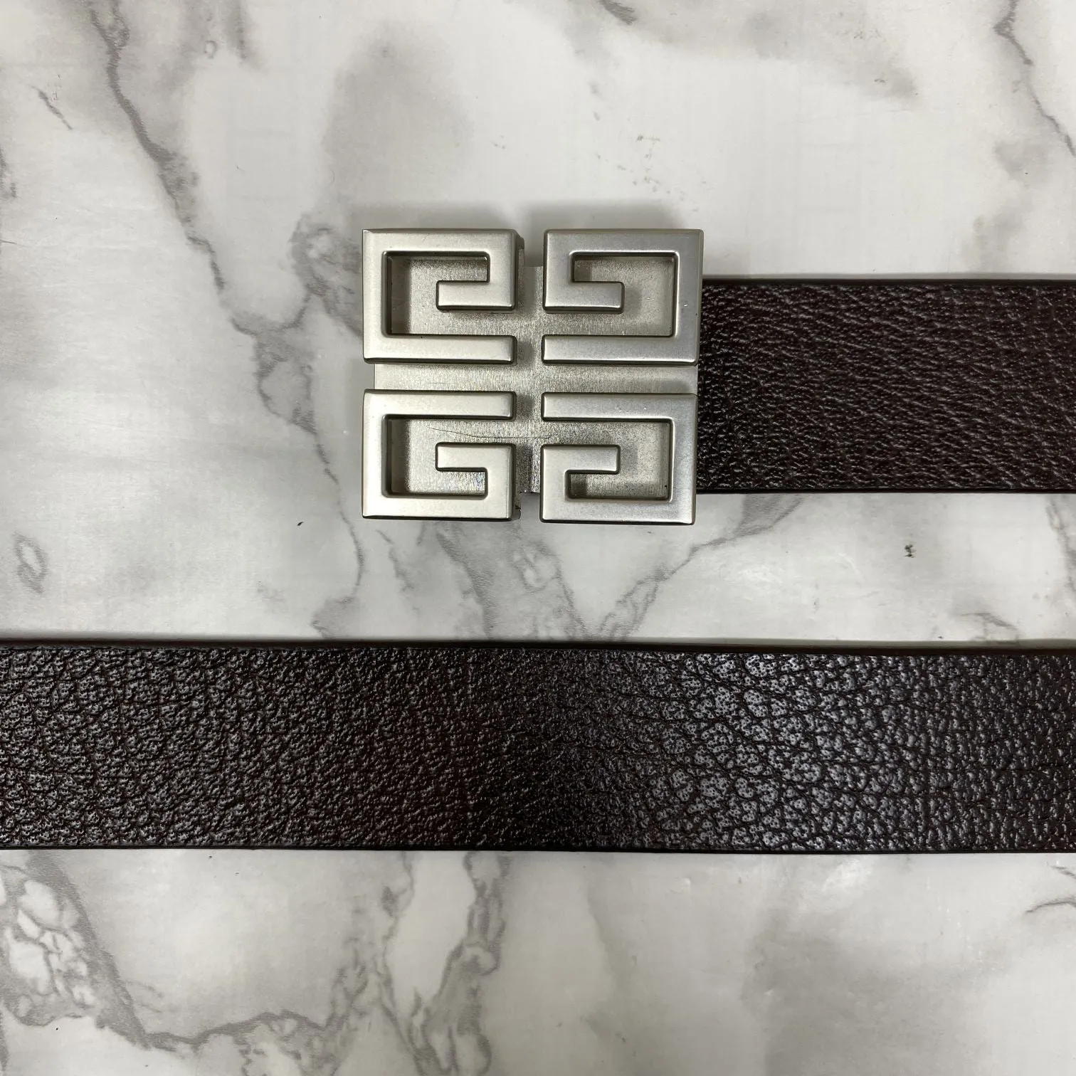 Square Section Leather Strap Belt-JonasParamount