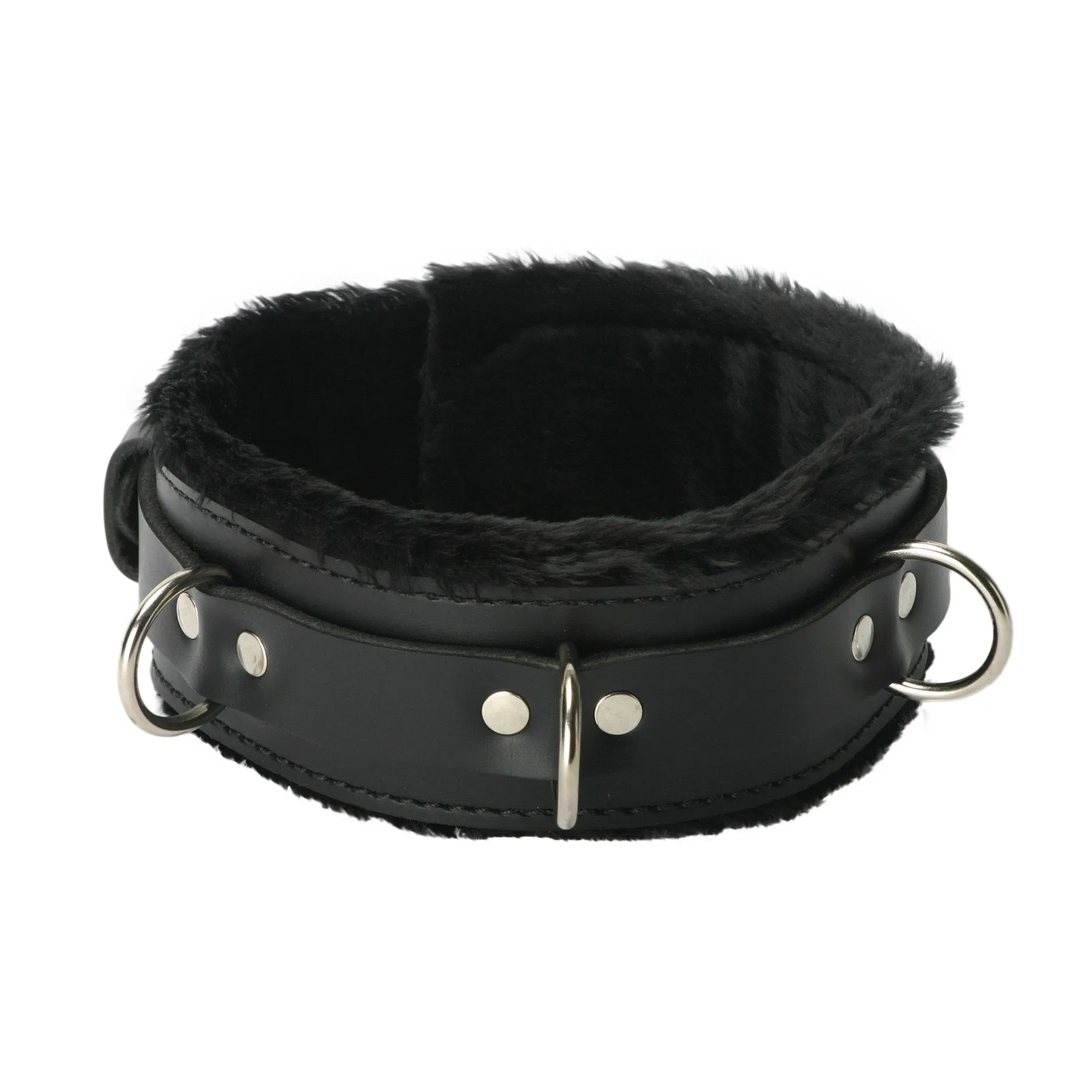 Strict Leather Premium Fur Lined Locking Collar