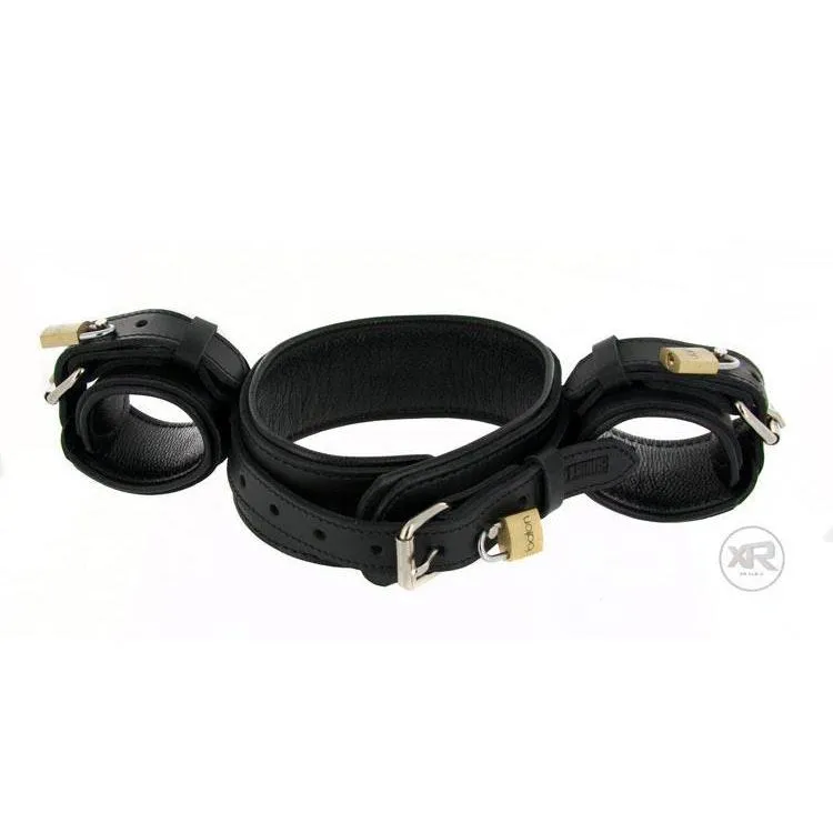 Strict Leather Wrist-to-Neck Restraint