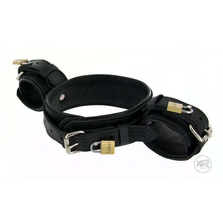 Strict Leather Wrist-to-Neck Restraint