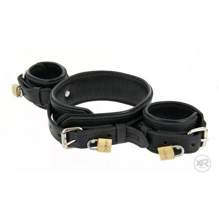 Strict Leather Wrist-to-Neck Restraint