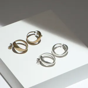 Subtle Twist Hoop Earrings