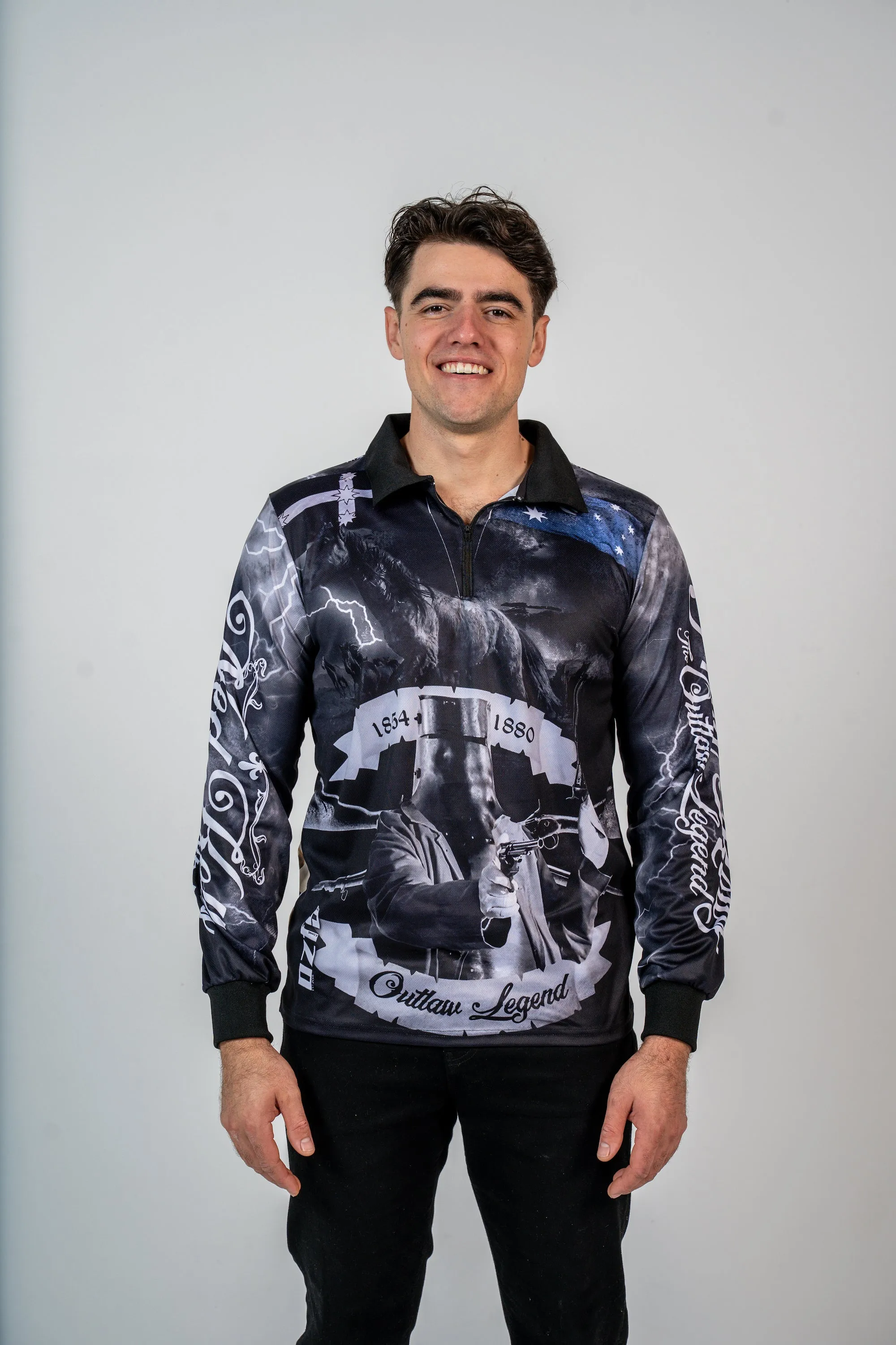 Such Is Life Ned Kelly Fishing Shirt - Quick Dry & UV Rated