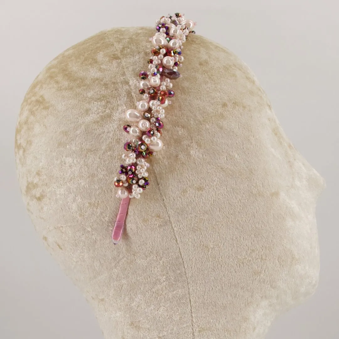 The Sachi Girls Designer hand-beaded Headband