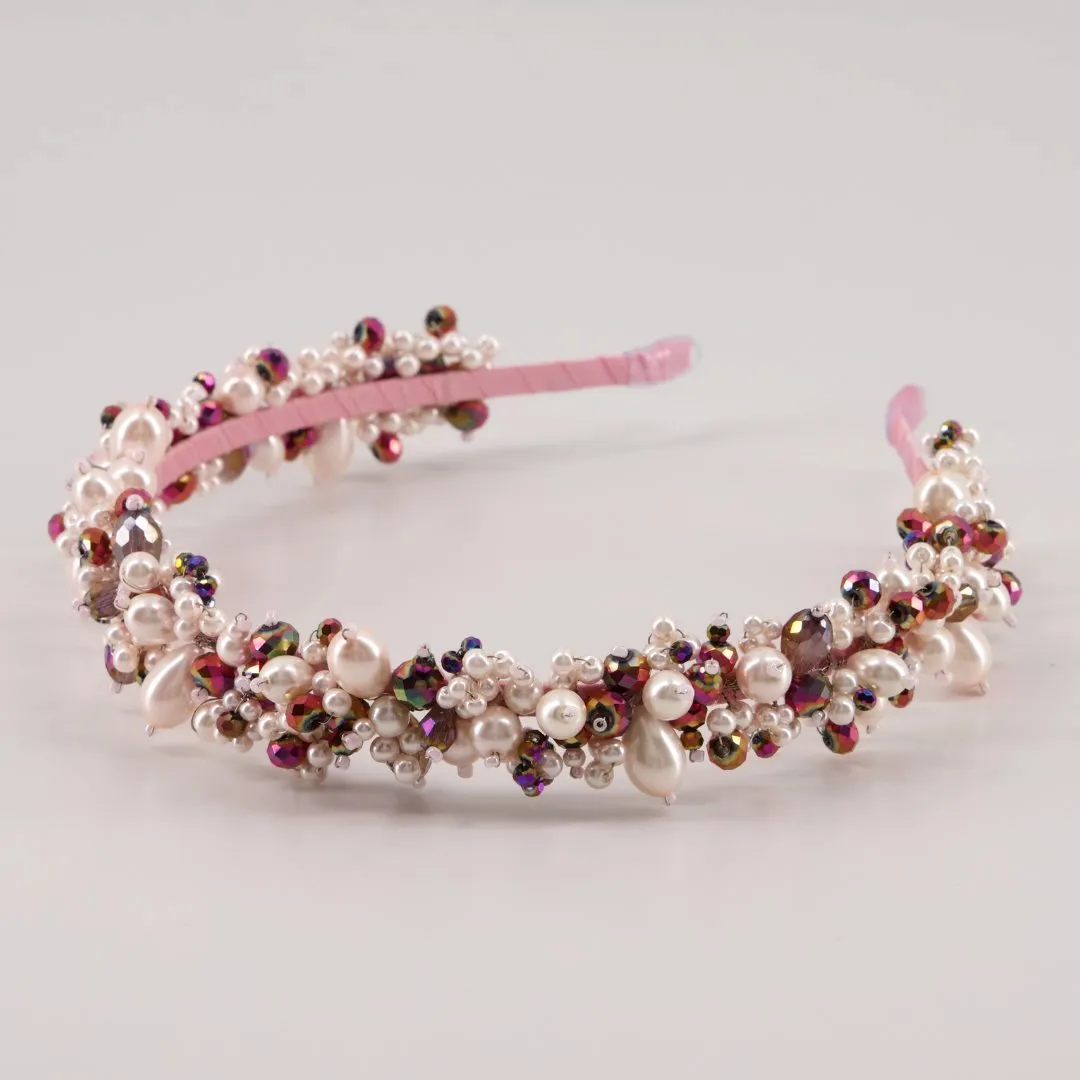 The Sachi Girls Designer hand-beaded Headband