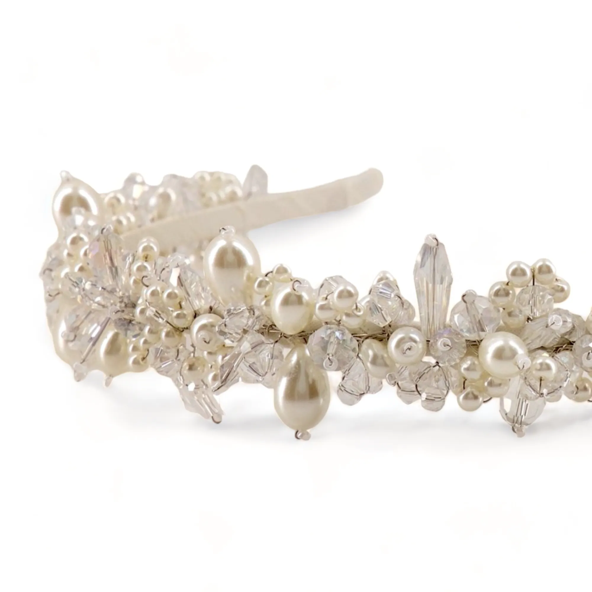 The Sachi Pearl and Crystal Headband