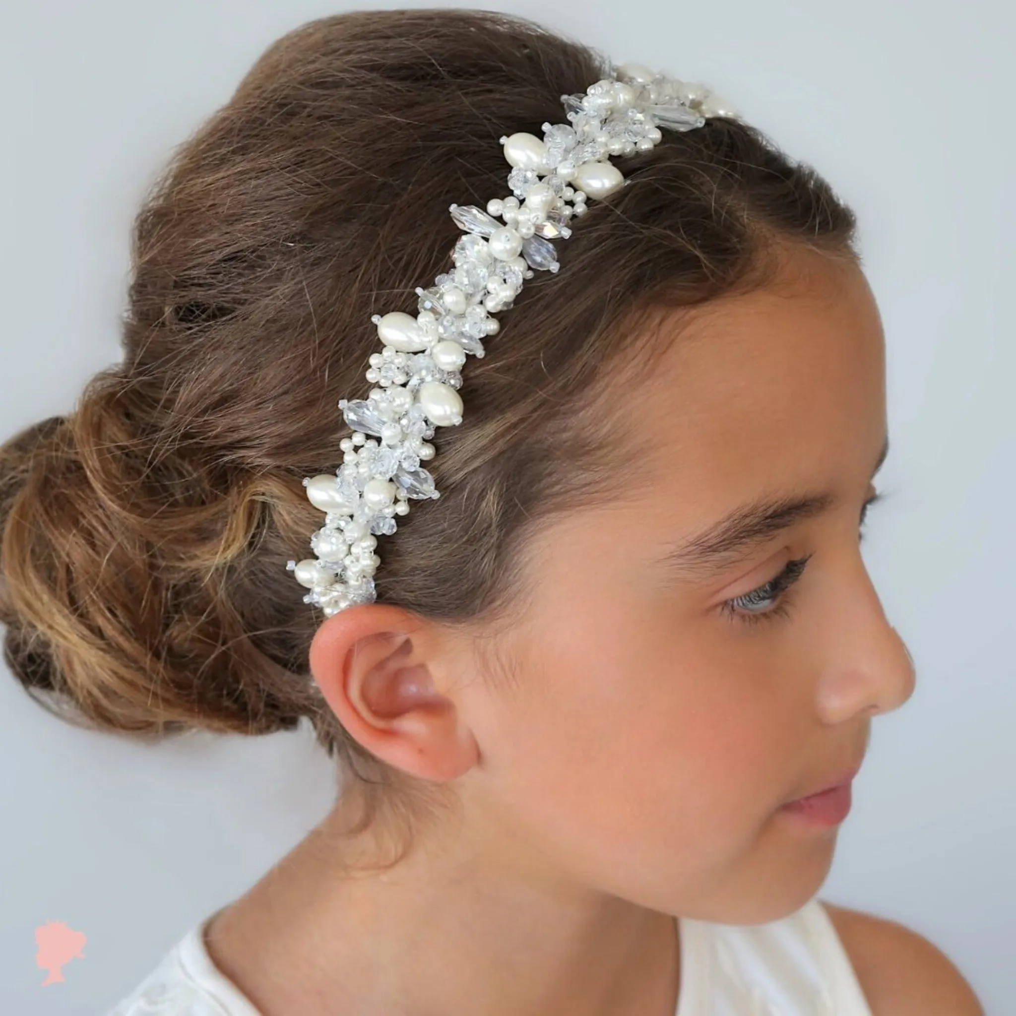 The Sachi Pearl and Crystal Headband